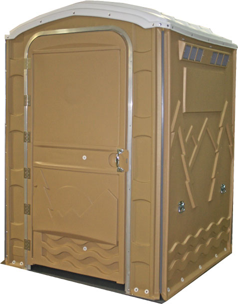 PolyPortable Restroom - Port a Potty - Tan EAU PPEAU-13